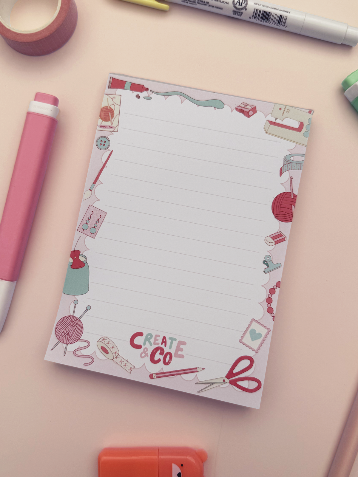The Little List notepad: A6 Notepad - Tear-away pages