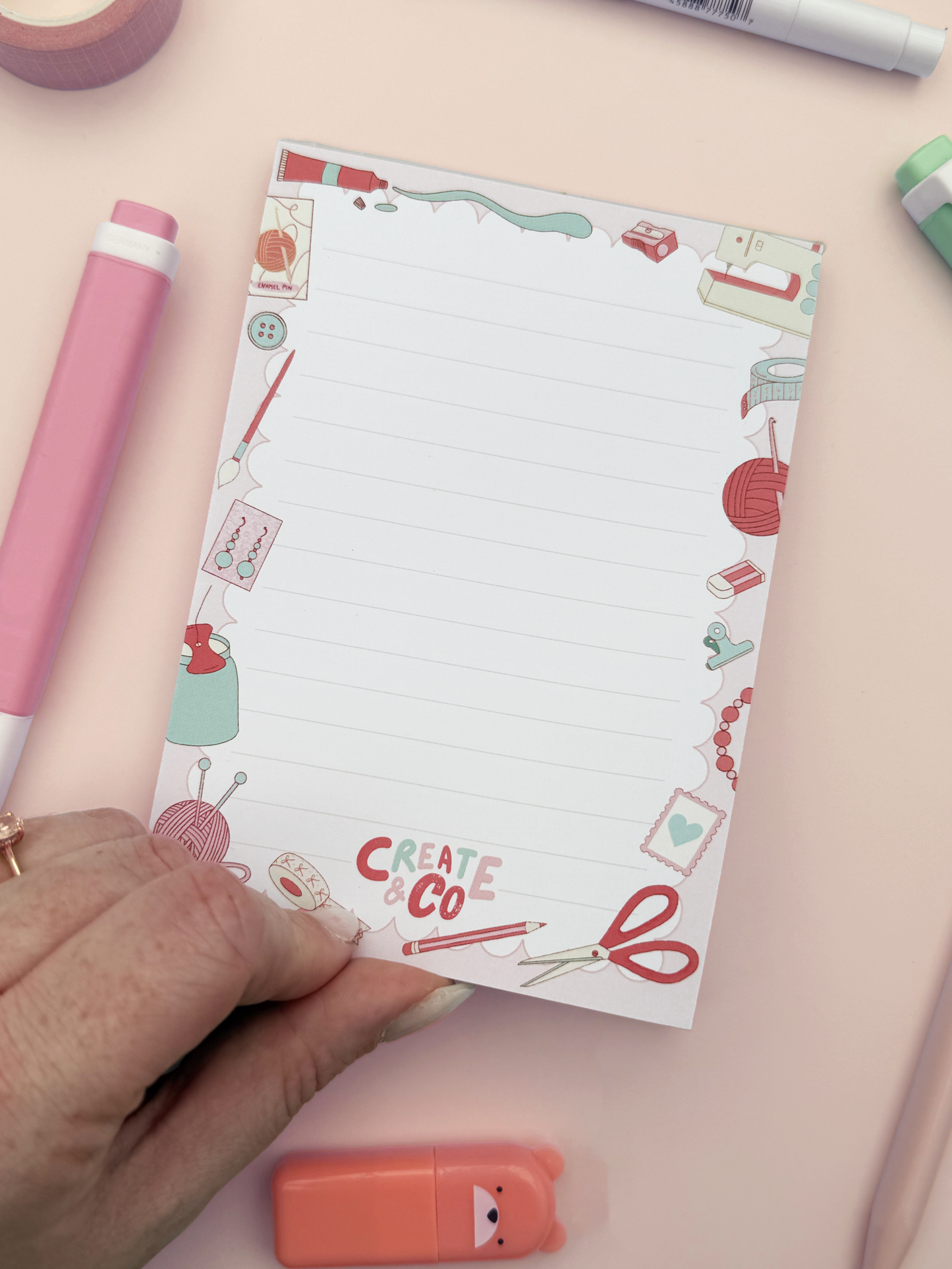 The Little List notepad: A6 Notepad - Tear-away pages