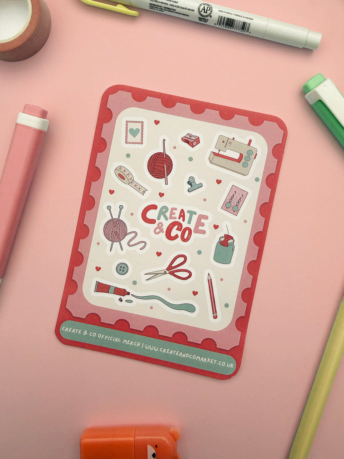 The Crafty Crew Sticker Sheet